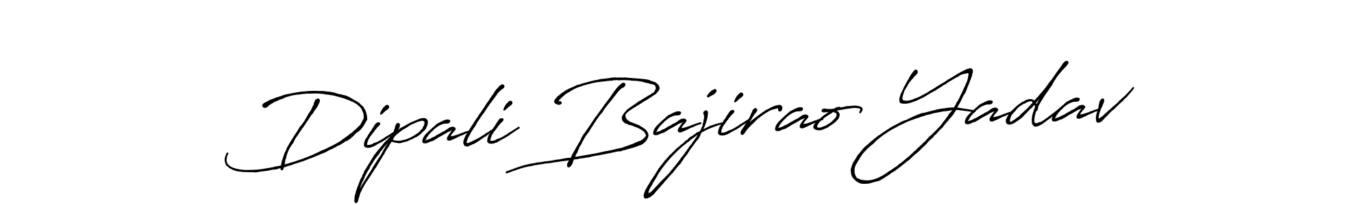 How to make Dipali Bajirao Yadav name signature. Use Antro_Vectra_Bolder style for creating short signs online. This is the latest handwritten sign. Dipali Bajirao Yadav signature style 7 images and pictures png
