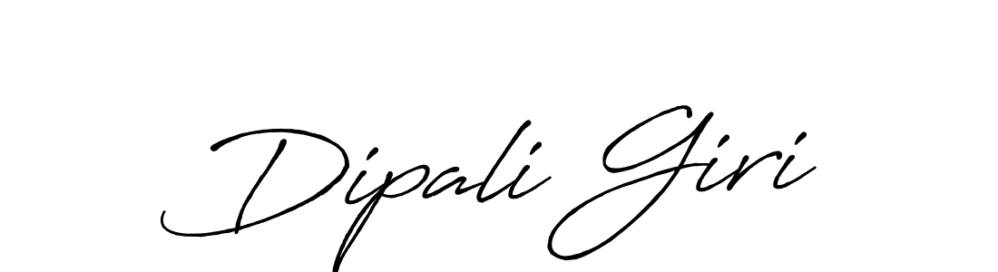 Use a signature maker to create a handwritten signature online. With this signature software, you can design (Antro_Vectra_Bolder) your own signature for name Dipali Giri. Dipali Giri signature style 7 images and pictures png