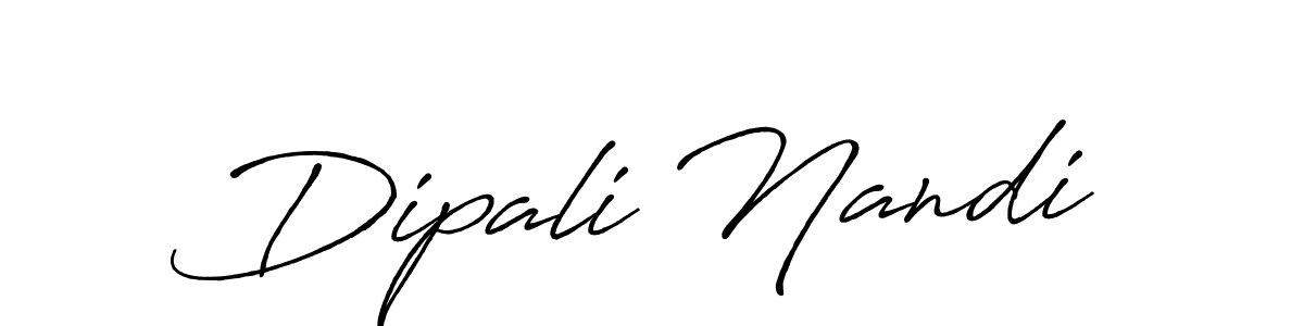 How to make Dipali Nandi signature? Antro_Vectra_Bolder is a professional autograph style. Create handwritten signature for Dipali Nandi name. Dipali Nandi signature style 7 images and pictures png