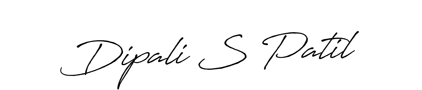 Use a signature maker to create a handwritten signature online. With this signature software, you can design (Antro_Vectra_Bolder) your own signature for name Dipali S Patil. Dipali S Patil signature style 7 images and pictures png