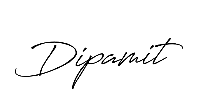 Design your own signature with our free online signature maker. With this signature software, you can create a handwritten (Antro_Vectra_Bolder) signature for name Dipamit. Dipamit signature style 7 images and pictures png