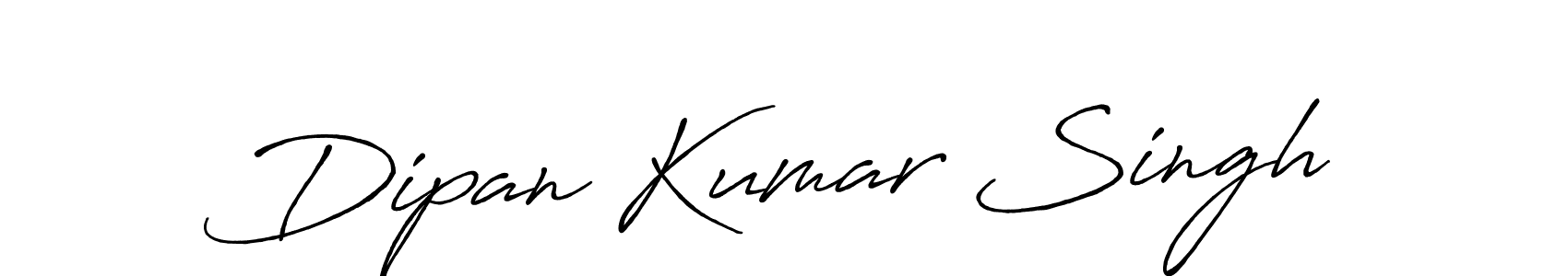 Design your own signature with our free online signature maker. With this signature software, you can create a handwritten (Antro_Vectra_Bolder) signature for name Dipan Kumar Singh. Dipan Kumar Singh signature style 7 images and pictures png