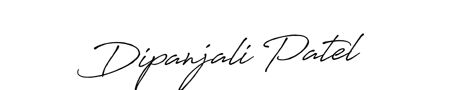 The best way (Antro_Vectra_Bolder) to make a short signature is to pick only two or three words in your name. The name Dipanjali Patel include a total of six letters. For converting this name. Dipanjali Patel signature style 7 images and pictures png