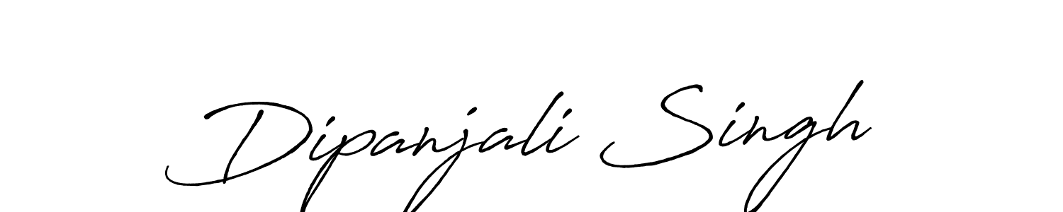 Design your own signature with our free online signature maker. With this signature software, you can create a handwritten (Antro_Vectra_Bolder) signature for name Dipanjali Singh. Dipanjali Singh signature style 7 images and pictures png