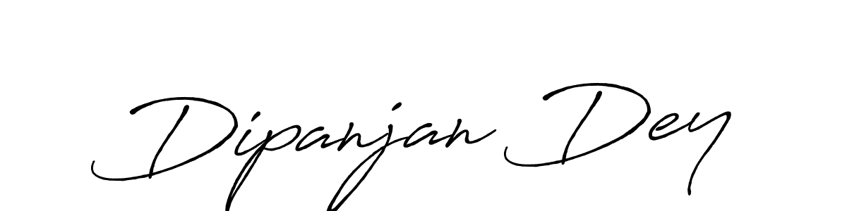 How to make Dipanjan Dey name signature. Use Antro_Vectra_Bolder style for creating short signs online. This is the latest handwritten sign. Dipanjan Dey signature style 7 images and pictures png