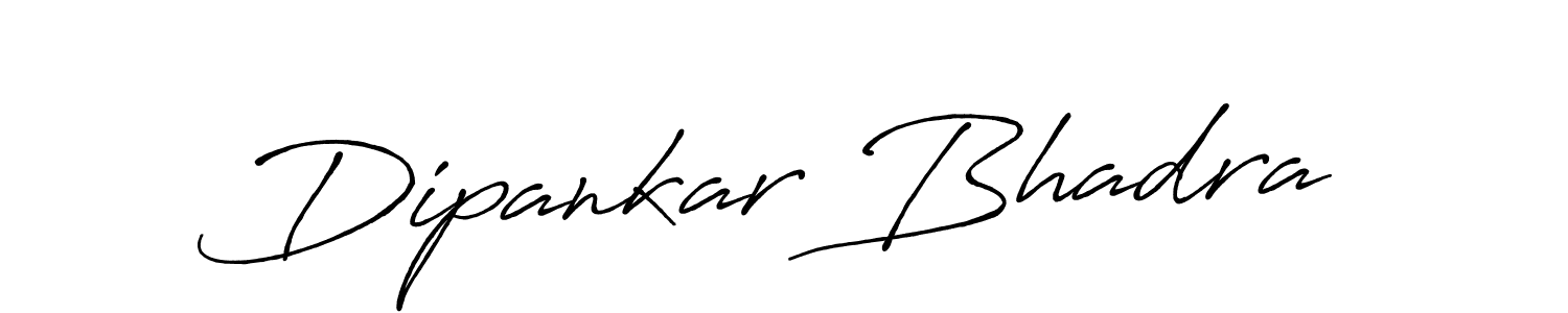 Use a signature maker to create a handwritten signature online. With this signature software, you can design (Antro_Vectra_Bolder) your own signature for name Dipankar Bhadra. Dipankar Bhadra signature style 7 images and pictures png