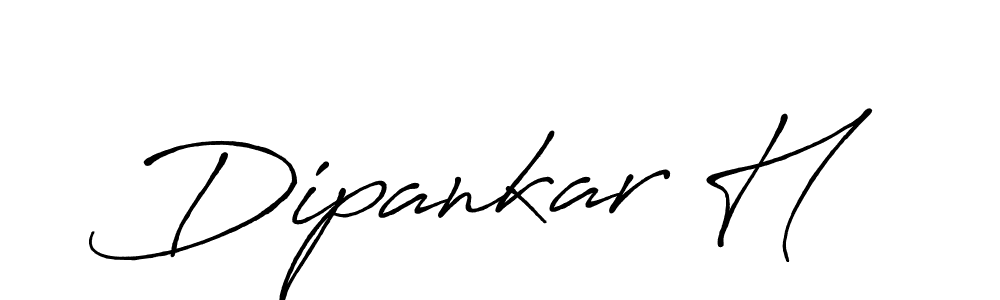 Also You can easily find your signature by using the search form. We will create Dipankar H name handwritten signature images for you free of cost using Antro_Vectra_Bolder sign style. Dipankar H signature style 7 images and pictures png