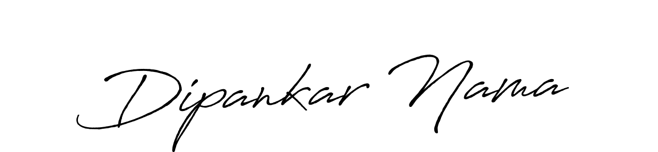 It looks lik you need a new signature style for name Dipankar Nama. Design unique handwritten (Antro_Vectra_Bolder) signature with our free signature maker in just a few clicks. Dipankar Nama signature style 7 images and pictures png