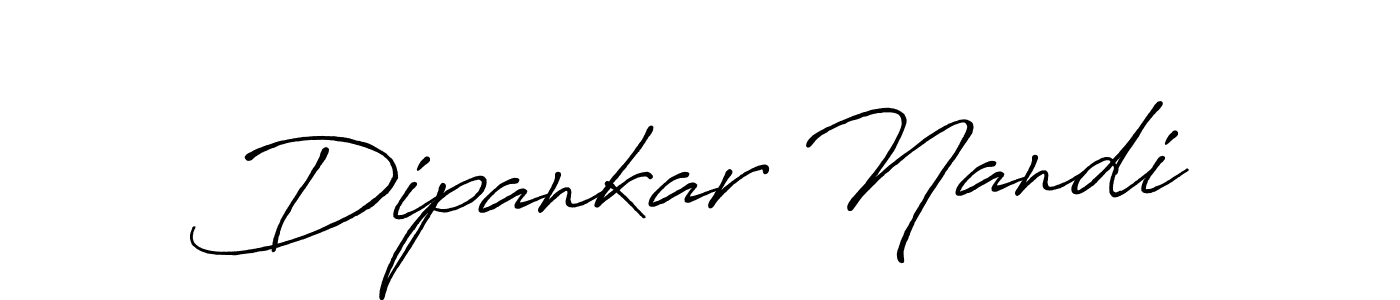 Also we have Dipankar Nandi name is the best signature style. Create professional handwritten signature collection using Antro_Vectra_Bolder autograph style. Dipankar Nandi signature style 7 images and pictures png