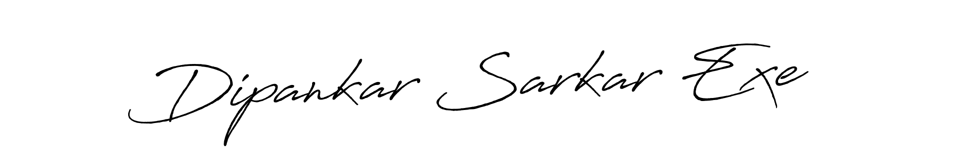 Dipankar Sarkar Exe stylish signature style. Best Handwritten Sign (Antro_Vectra_Bolder) for my name. Handwritten Signature Collection Ideas for my name Dipankar Sarkar Exe. Dipankar Sarkar Exe signature style 7 images and pictures png