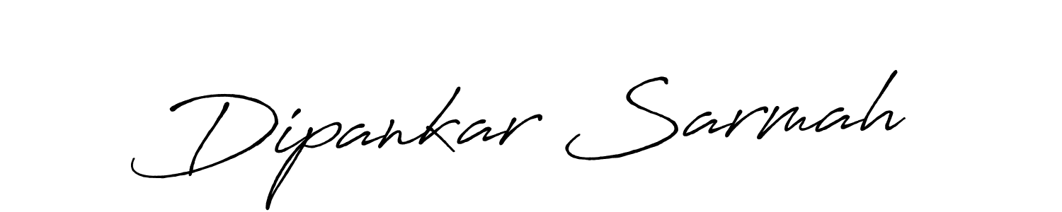 Make a beautiful signature design for name Dipankar Sarmah. With this signature (Antro_Vectra_Bolder) style, you can create a handwritten signature for free. Dipankar Sarmah signature style 7 images and pictures png