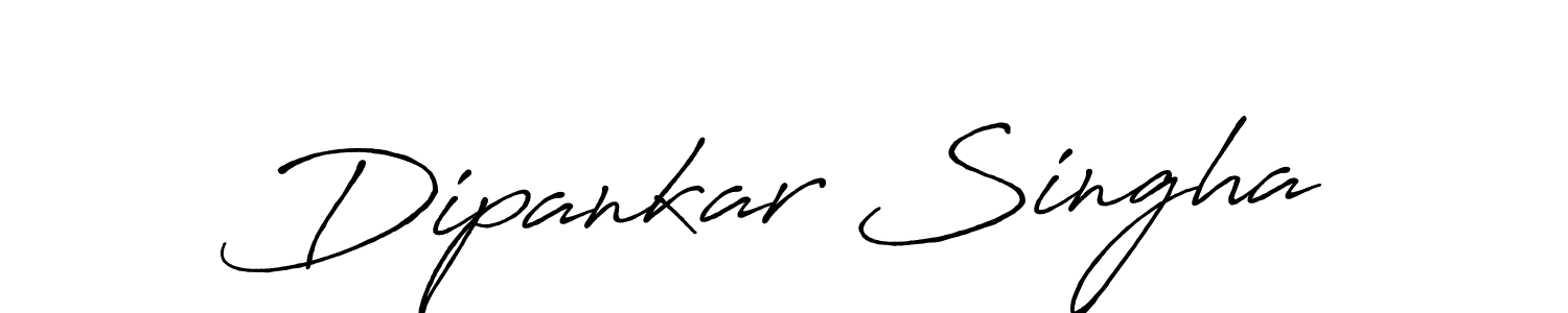 Use a signature maker to create a handwritten signature online. With this signature software, you can design (Antro_Vectra_Bolder) your own signature for name Dipankar Singha. Dipankar Singha signature style 7 images and pictures png