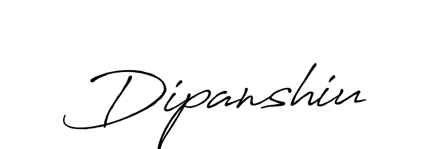 Dipanshiu stylish signature style. Best Handwritten Sign (Antro_Vectra_Bolder) for my name. Handwritten Signature Collection Ideas for my name Dipanshiu. Dipanshiu signature style 7 images and pictures png