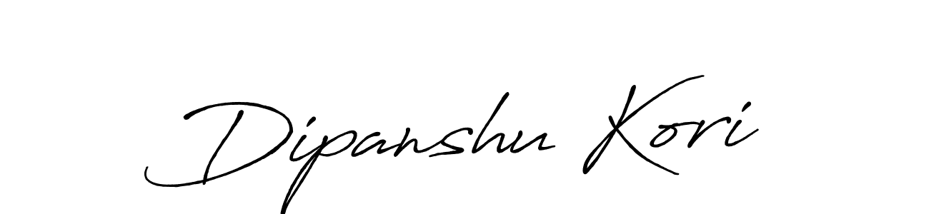 You should practise on your own different ways (Antro_Vectra_Bolder) to write your name (Dipanshu Kori) in signature. don't let someone else do it for you. Dipanshu Kori signature style 7 images and pictures png