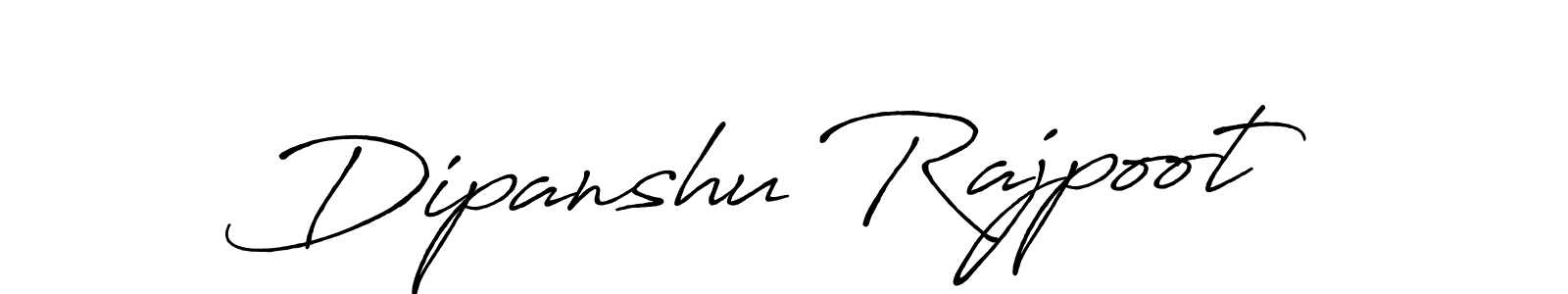 Dipanshu Rajpoot stylish signature style. Best Handwritten Sign (Antro_Vectra_Bolder) for my name. Handwritten Signature Collection Ideas for my name Dipanshu Rajpoot. Dipanshu Rajpoot signature style 7 images and pictures png