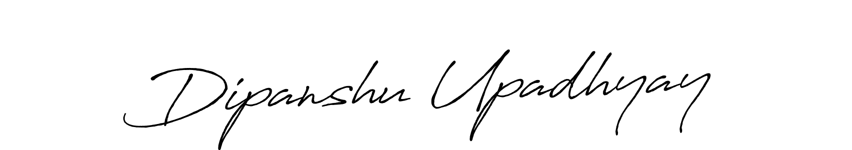 Dipanshu Upadhyay stylish signature style. Best Handwritten Sign (Antro_Vectra_Bolder) for my name. Handwritten Signature Collection Ideas for my name Dipanshu Upadhyay. Dipanshu Upadhyay signature style 7 images and pictures png