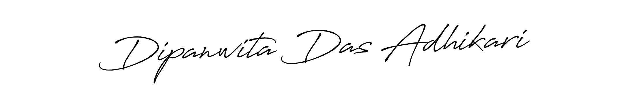 Antro_Vectra_Bolder is a professional signature style that is perfect for those who want to add a touch of class to their signature. It is also a great choice for those who want to make their signature more unique. Get Dipanwita Das Adhikari name to fancy signature for free. Dipanwita Das Adhikari signature style 7 images and pictures png