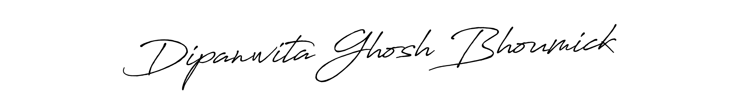 You should practise on your own different ways (Antro_Vectra_Bolder) to write your name (Dipanwita Ghosh Bhoumick) in signature. don't let someone else do it for you. Dipanwita Ghosh Bhoumick signature style 7 images and pictures png