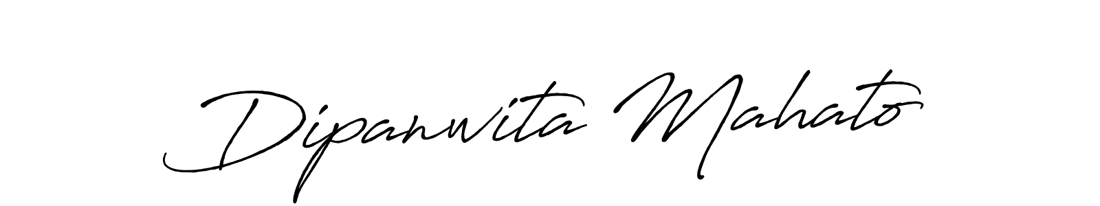 Dipanwita Mahato stylish signature style. Best Handwritten Sign (Antro_Vectra_Bolder) for my name. Handwritten Signature Collection Ideas for my name Dipanwita Mahato. Dipanwita Mahato signature style 7 images and pictures png