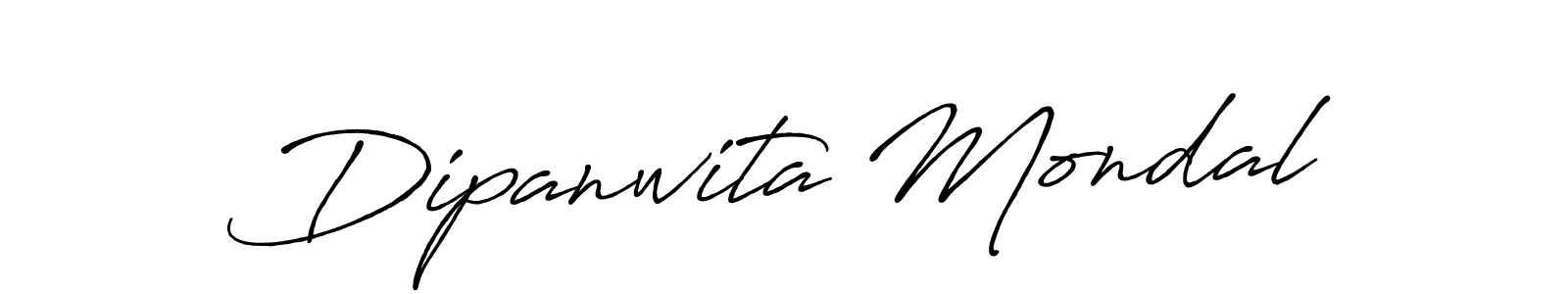 Design your own signature with our free online signature maker. With this signature software, you can create a handwritten (Antro_Vectra_Bolder) signature for name Dipanwita Mondal. Dipanwita Mondal signature style 7 images and pictures png