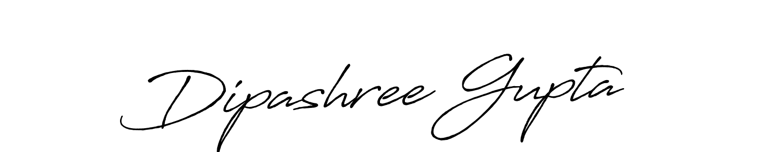 Dipashree Gupta stylish signature style. Best Handwritten Sign (Antro_Vectra_Bolder) for my name. Handwritten Signature Collection Ideas for my name Dipashree Gupta. Dipashree Gupta signature style 7 images and pictures png