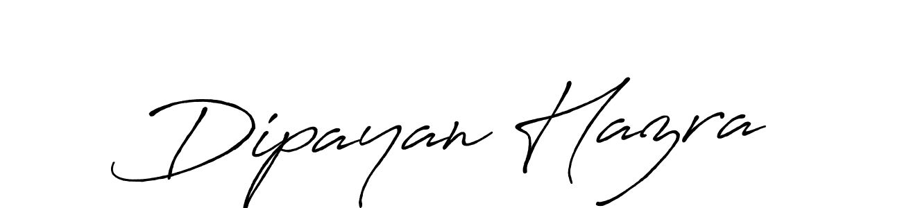 How to make Dipayan Hazra name signature. Use Antro_Vectra_Bolder style for creating short signs online. This is the latest handwritten sign. Dipayan Hazra signature style 7 images and pictures png