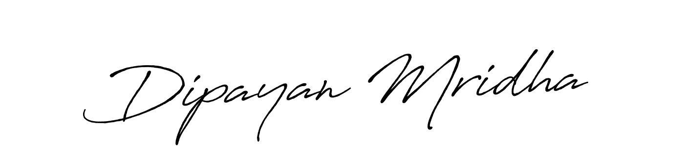 Antro_Vectra_Bolder is a professional signature style that is perfect for those who want to add a touch of class to their signature. It is also a great choice for those who want to make their signature more unique. Get Dipayan Mridha name to fancy signature for free. Dipayan Mridha signature style 7 images and pictures png