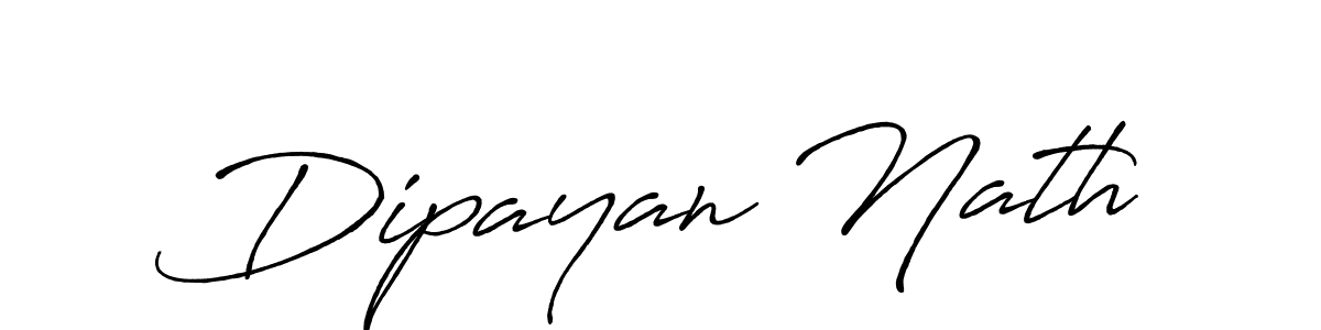 Design your own signature with our free online signature maker. With this signature software, you can create a handwritten (Antro_Vectra_Bolder) signature for name Dipayan Nath. Dipayan Nath signature style 7 images and pictures png