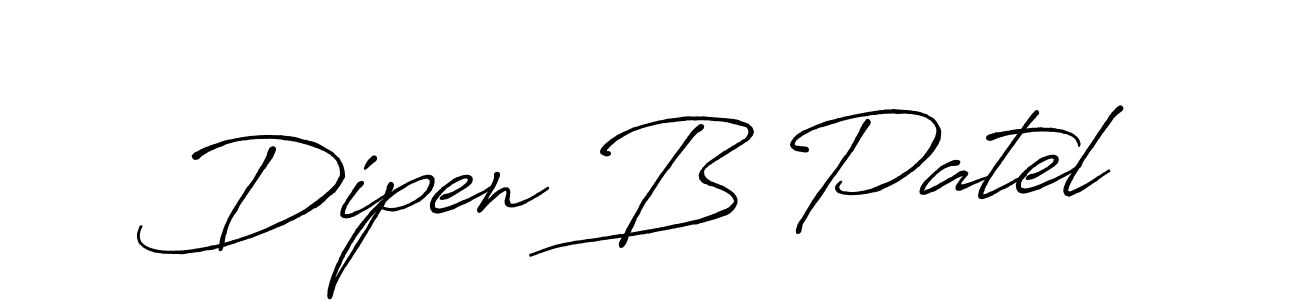 How to Draw Dipen B Patel signature style? Antro_Vectra_Bolder is a latest design signature styles for name Dipen B Patel. Dipen B Patel signature style 7 images and pictures png