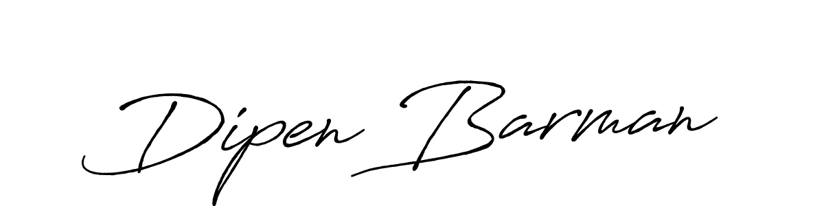 Design your own signature with our free online signature maker. With this signature software, you can create a handwritten (Antro_Vectra_Bolder) signature for name Dipen Barman. Dipen Barman signature style 7 images and pictures png