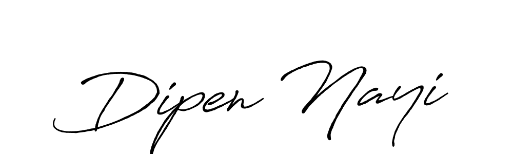 Design your own signature with our free online signature maker. With this signature software, you can create a handwritten (Antro_Vectra_Bolder) signature for name Dipen Nayi. Dipen Nayi signature style 7 images and pictures png