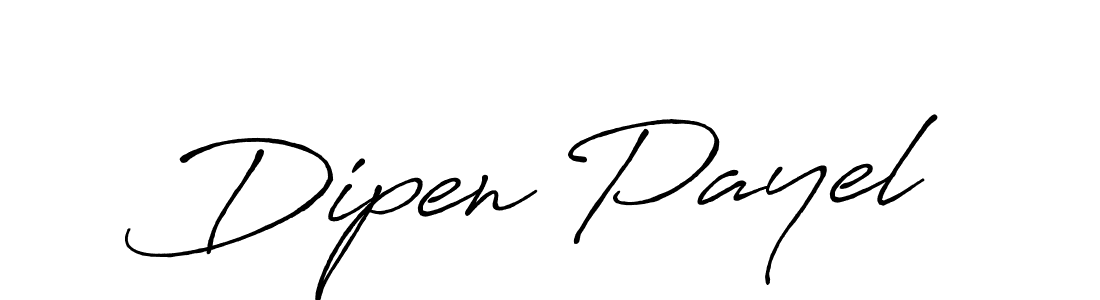 The best way (Antro_Vectra_Bolder) to make a short signature is to pick only two or three words in your name. The name Dipen Payel include a total of six letters. For converting this name. Dipen Payel signature style 7 images and pictures png