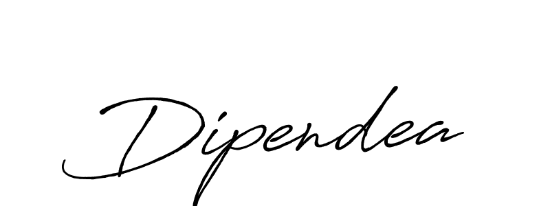 Make a beautiful signature design for name Dipendea. With this signature (Antro_Vectra_Bolder) style, you can create a handwritten signature for free. Dipendea signature style 7 images and pictures png