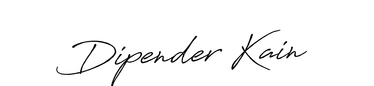 This is the best signature style for the Dipender Kain name. Also you like these signature font (Antro_Vectra_Bolder). Mix name signature. Dipender Kain signature style 7 images and pictures png