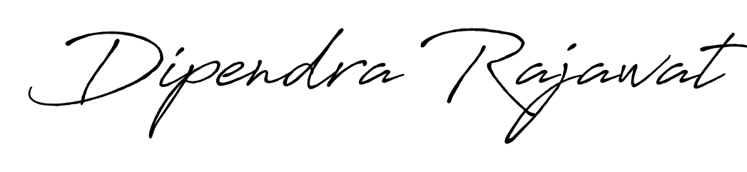 Also You can easily find your signature by using the search form. We will create Dipendra Rajawat name handwritten signature images for you free of cost using Antro_Vectra_Bolder sign style. Dipendra Rajawat signature style 7 images and pictures png