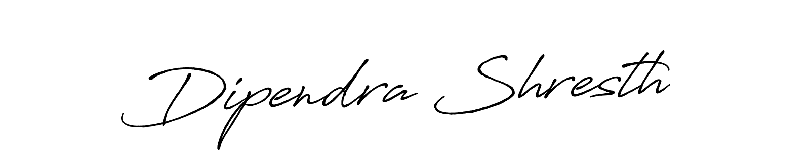 How to make Dipendra Shresth signature? Antro_Vectra_Bolder is a professional autograph style. Create handwritten signature for Dipendra Shresth name. Dipendra Shresth signature style 7 images and pictures png