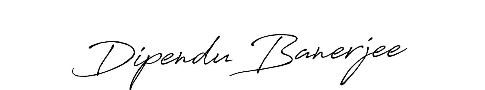 Dipendu Banerjee stylish signature style. Best Handwritten Sign (Antro_Vectra_Bolder) for my name. Handwritten Signature Collection Ideas for my name Dipendu Banerjee. Dipendu Banerjee signature style 7 images and pictures png