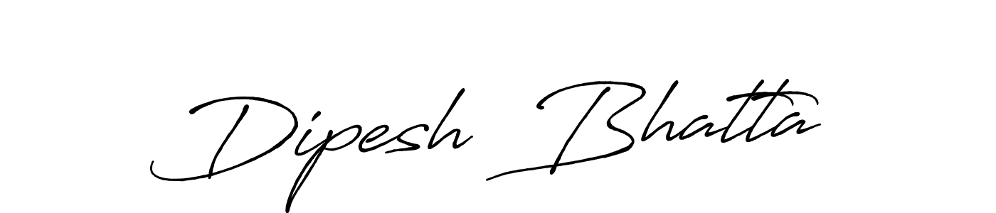 Antro_Vectra_Bolder is a professional signature style that is perfect for those who want to add a touch of class to their signature. It is also a great choice for those who want to make their signature more unique. Get Dipesh  Bhatta name to fancy signature for free. Dipesh  Bhatta signature style 7 images and pictures png