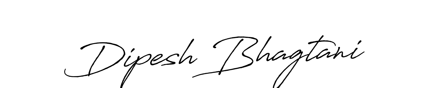 How to make Dipesh Bhagtani signature? Antro_Vectra_Bolder is a professional autograph style. Create handwritten signature for Dipesh Bhagtani name. Dipesh Bhagtani signature style 7 images and pictures png