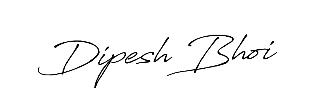 Dipesh Bhoi stylish signature style. Best Handwritten Sign (Antro_Vectra_Bolder) for my name. Handwritten Signature Collection Ideas for my name Dipesh Bhoi. Dipesh Bhoi signature style 7 images and pictures png