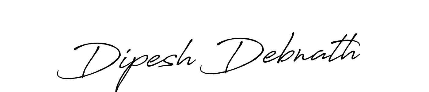 Also we have Dipesh Debnath name is the best signature style. Create professional handwritten signature collection using Antro_Vectra_Bolder autograph style. Dipesh Debnath signature style 7 images and pictures png