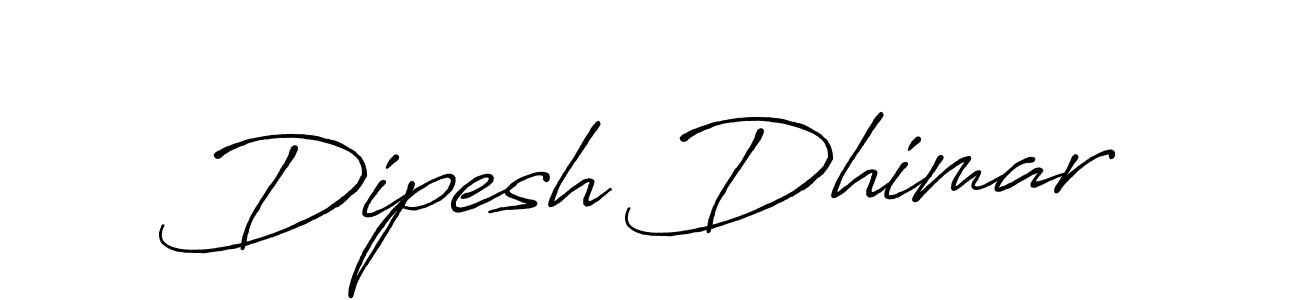 How to Draw Dipesh Dhimar signature style? Antro_Vectra_Bolder is a latest design signature styles for name Dipesh Dhimar. Dipesh Dhimar signature style 7 images and pictures png