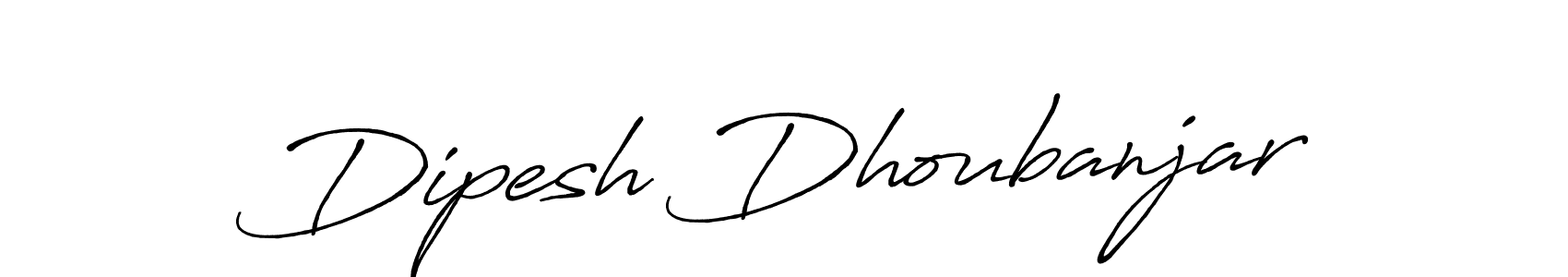 Also we have Dipesh Dhoubanjar name is the best signature style. Create professional handwritten signature collection using Antro_Vectra_Bolder autograph style. Dipesh Dhoubanjar signature style 7 images and pictures png