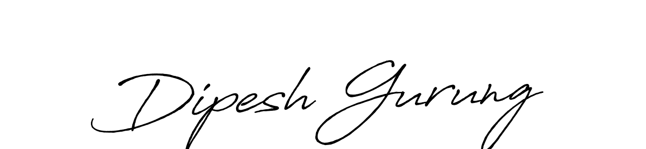 The best way (Antro_Vectra_Bolder) to make a short signature is to pick only two or three words in your name. The name Dipesh Gurung include a total of six letters. For converting this name. Dipesh Gurung signature style 7 images and pictures png
