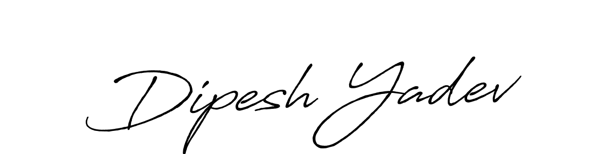 Make a short Dipesh Yadev signature style. Manage your documents anywhere anytime using Antro_Vectra_Bolder. Create and add eSignatures, submit forms, share and send files easily. Dipesh Yadev signature style 7 images and pictures png