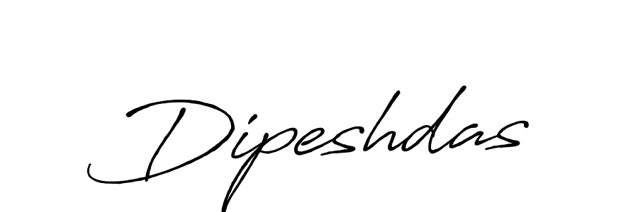 Use a signature maker to create a handwritten signature online. With this signature software, you can design (Antro_Vectra_Bolder) your own signature for name Dipeshdas. Dipeshdas signature style 7 images and pictures png