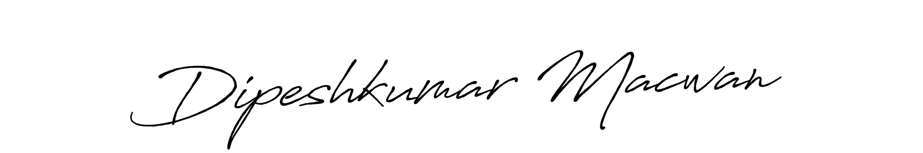 Antro_Vectra_Bolder is a professional signature style that is perfect for those who want to add a touch of class to their signature. It is also a great choice for those who want to make their signature more unique. Get Dipeshkumar Macwan name to fancy signature for free. Dipeshkumar Macwan signature style 7 images and pictures png