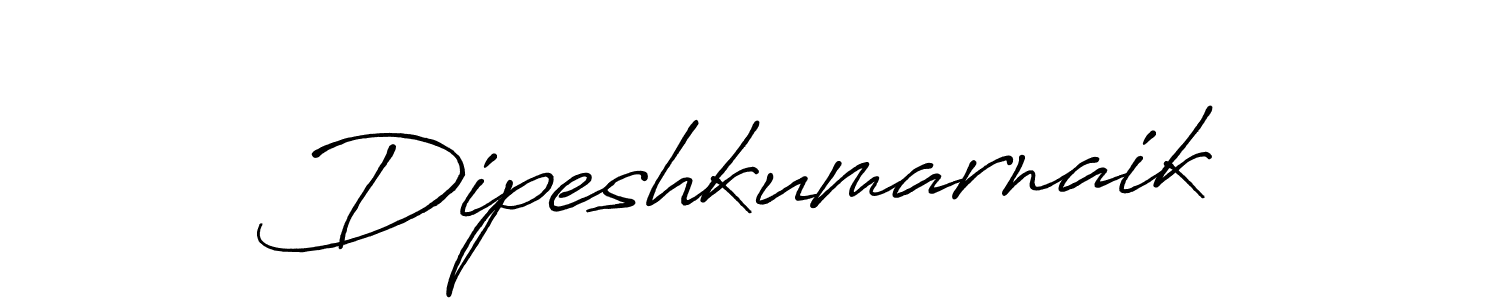 How to make Dipeshkumarnaik signature? Antro_Vectra_Bolder is a professional autograph style. Create handwritten signature for Dipeshkumarnaik name. Dipeshkumarnaik signature style 7 images and pictures png