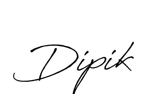It looks lik you need a new signature style for name Dipik. Design unique handwritten (Antro_Vectra_Bolder) signature with our free signature maker in just a few clicks. Dipik signature style 7 images and pictures png
