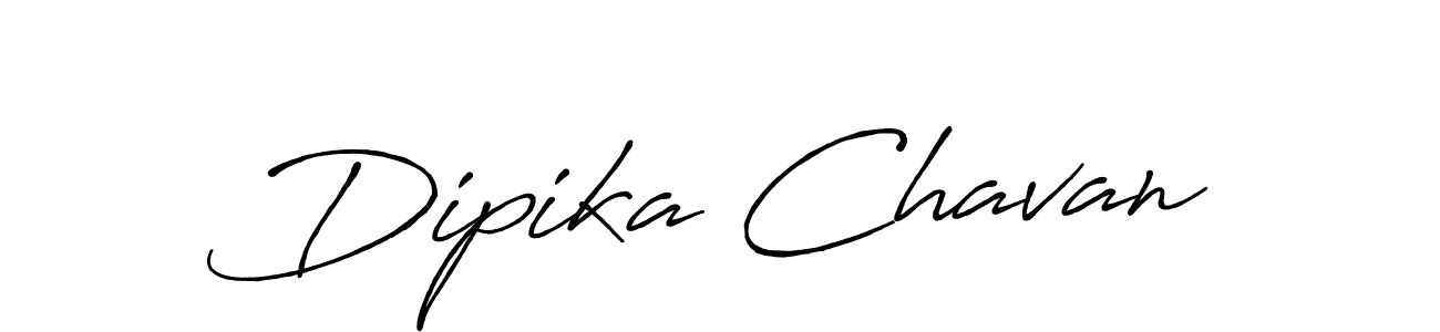 Use a signature maker to create a handwritten signature online. With this signature software, you can design (Antro_Vectra_Bolder) your own signature for name Dipika Chavan. Dipika Chavan signature style 7 images and pictures png